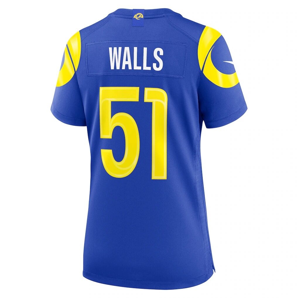 Eddie Walls III Los Angeles Rams Nike Women's Team Game Jersey -  Royal
