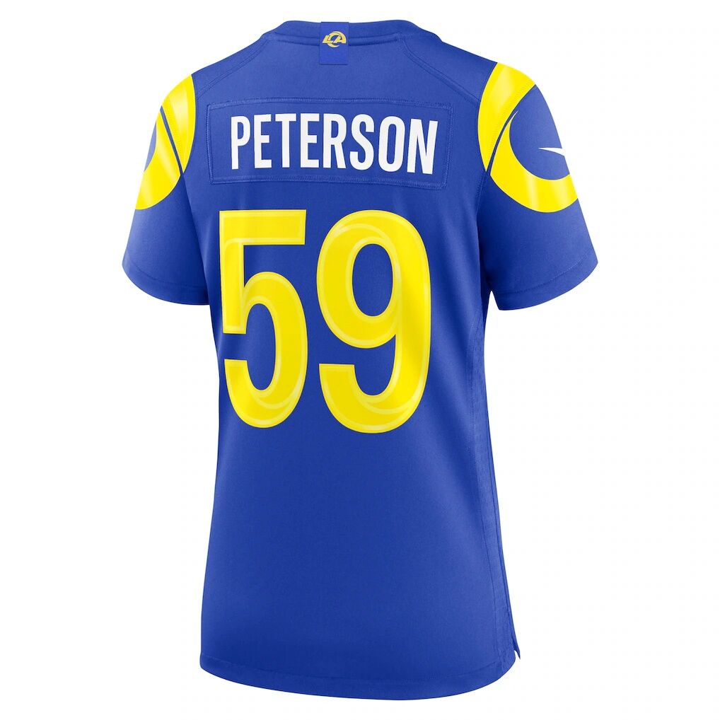 Darryl Peterson Los Angeles Rams Nike Women's Team Game Jersey -  Royal