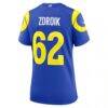 Payton Zdroik Los Angeles Rams Nike Women's Team Game Jersey - - Detail View
