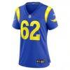 Payton Zdroik Los Angeles Rams Nike Women's Team Game Jersey - - Side View
