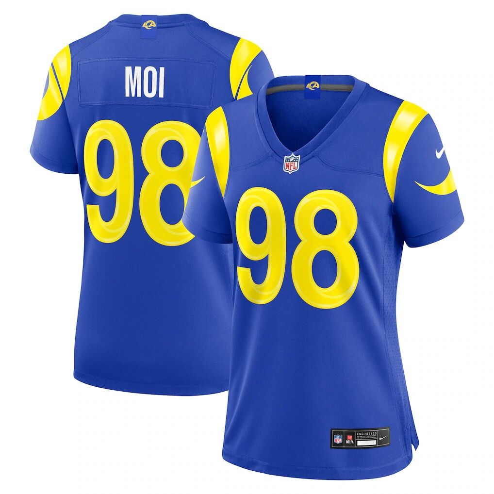 Jaxson Moi Los Angeles Rams Nike Women's Team Game Jersey -  Royal