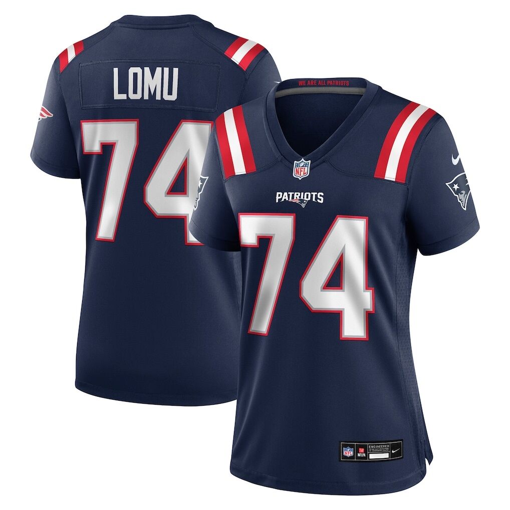 Caleb Lomu New England Patriots Nike Women's Team Game Jersey