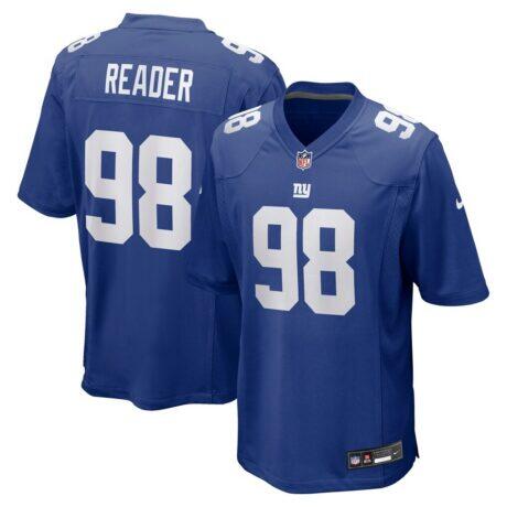 D.J. Reader New York Giants Nike Game Jersey - - Front View