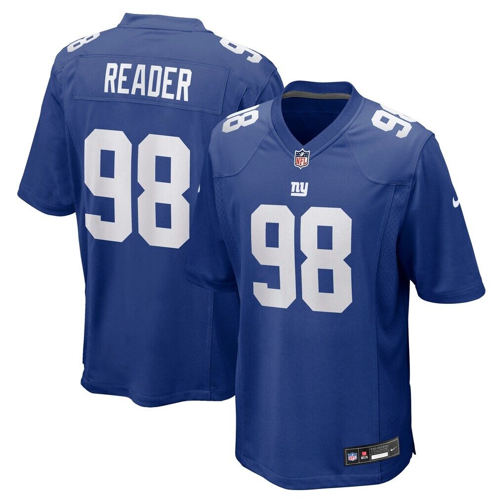D.J. Reader New York Giants Nike Game Jersey - Royal