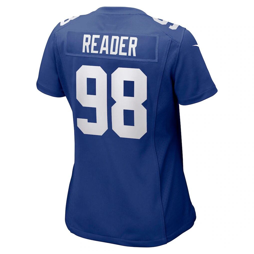 D.J. Reader New York Giants Nike Women's Team Game Jersey -  Royal