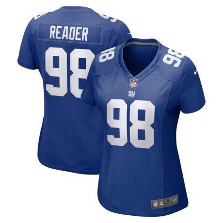 D.J. Reader New York Giants Nike Women's Team Game Jersey - - Front View