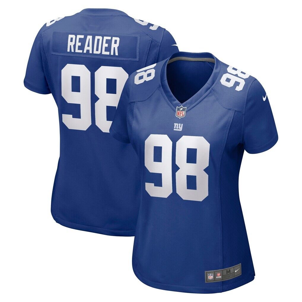 D.J. Reader New York Giants Nike Women's Team Game Jersey -  Royal