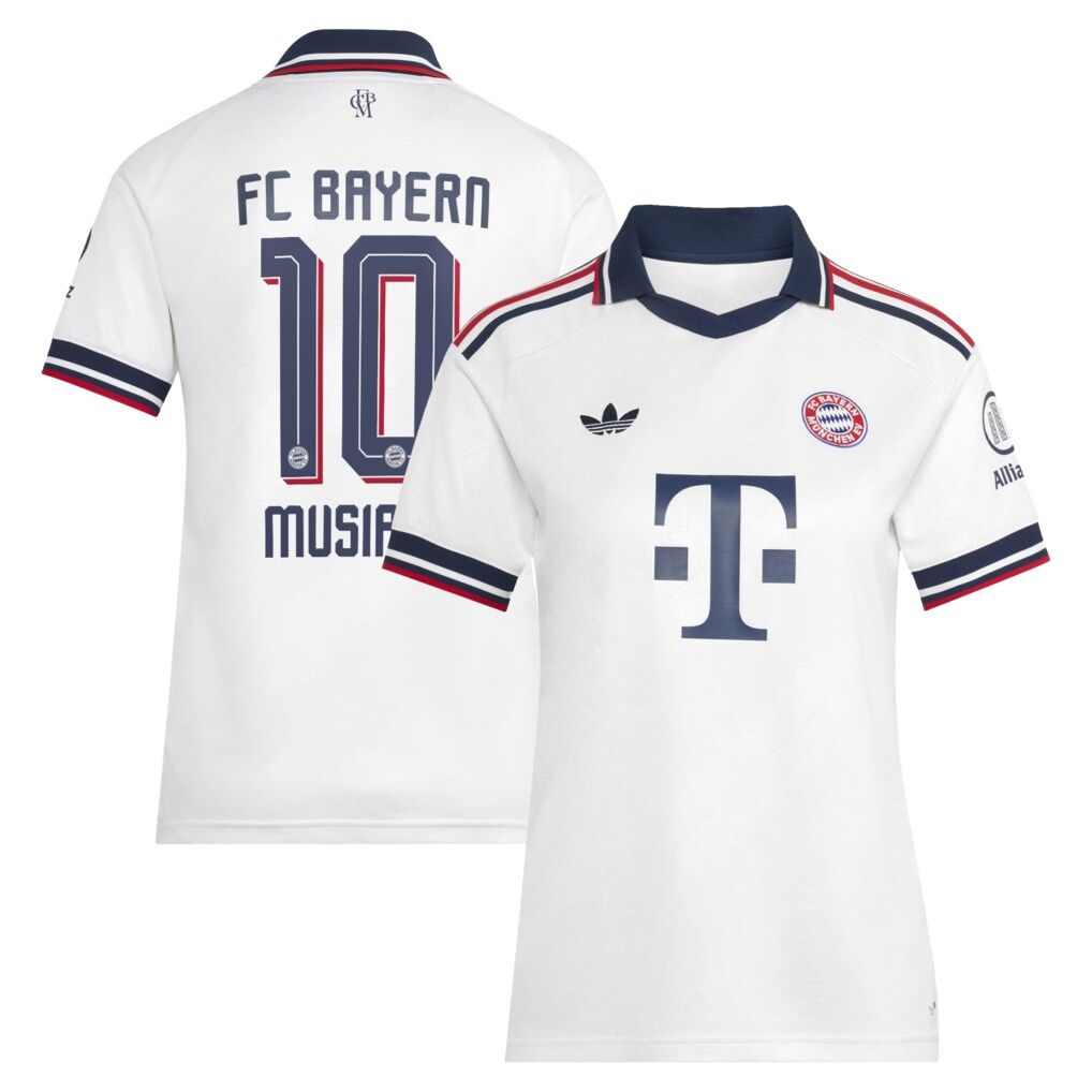 Jamal Musiala Bayern Munich adidas Women's 2026/27 Away Replica Jersey