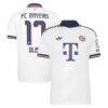 Michael Olise Bayern Munich adidas 2026/27 Away Replica Jersey - White - Front View