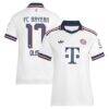 Michael Olise Bayern Munich adidas Women's 2026/27 Away Replica Jersey - White - Front View