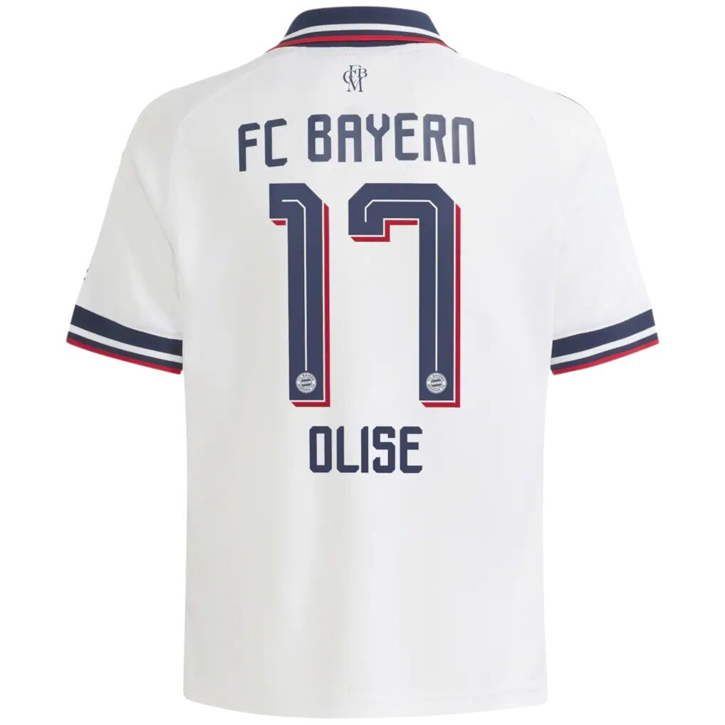 Michael Olise Bayern Munich adidas Youth 2026/27 Away Replica Jersey