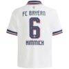 Joshua Kimmich Bayern Munich adidas Youth 2026/27 Away Replica Jersey - White - Detail View