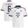 Joshua Kimmich Bayern Munich adidas Youth 2026/27 Away Replica Jersey - White - Front View