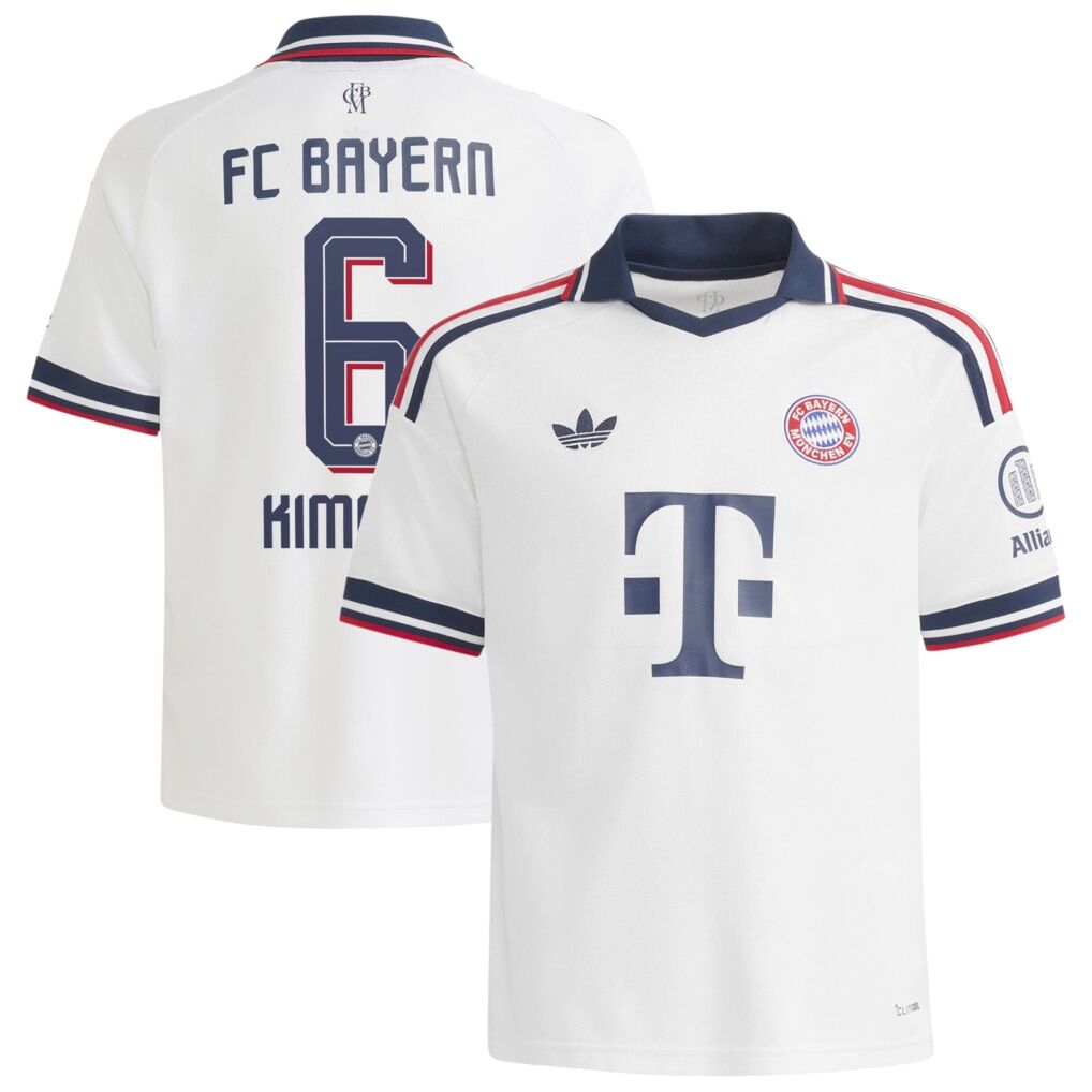Joshua Kimmich Bayern Munich adidas Youth 2026/27 Away Replica Jersey