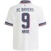 Harry Kane Bayern Munich adidas Youth 2026/27 Away Replica Jersey - White - Detail View