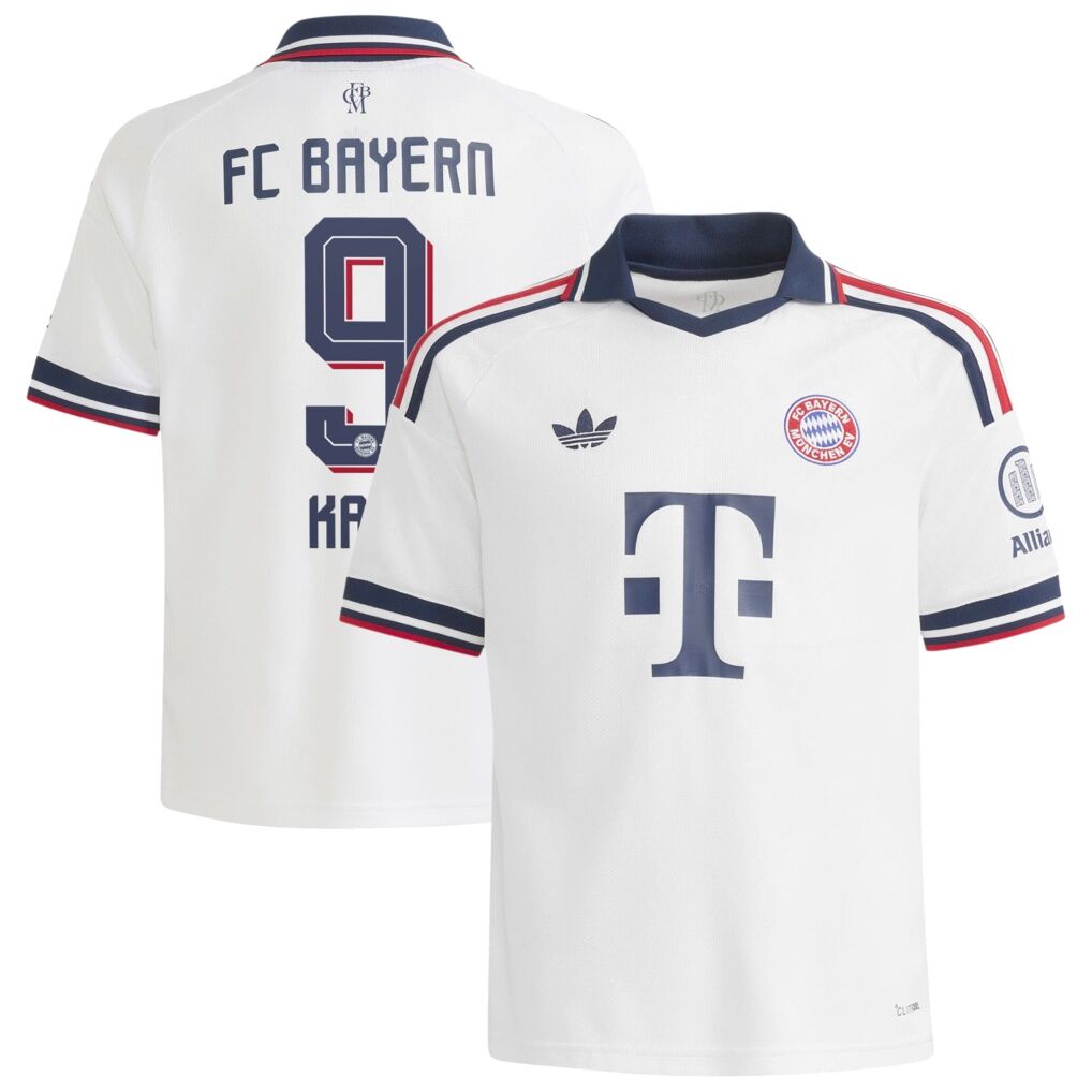 Harry Kane Bayern Munich adidas Youth 2026/27 Away Replica Jersey