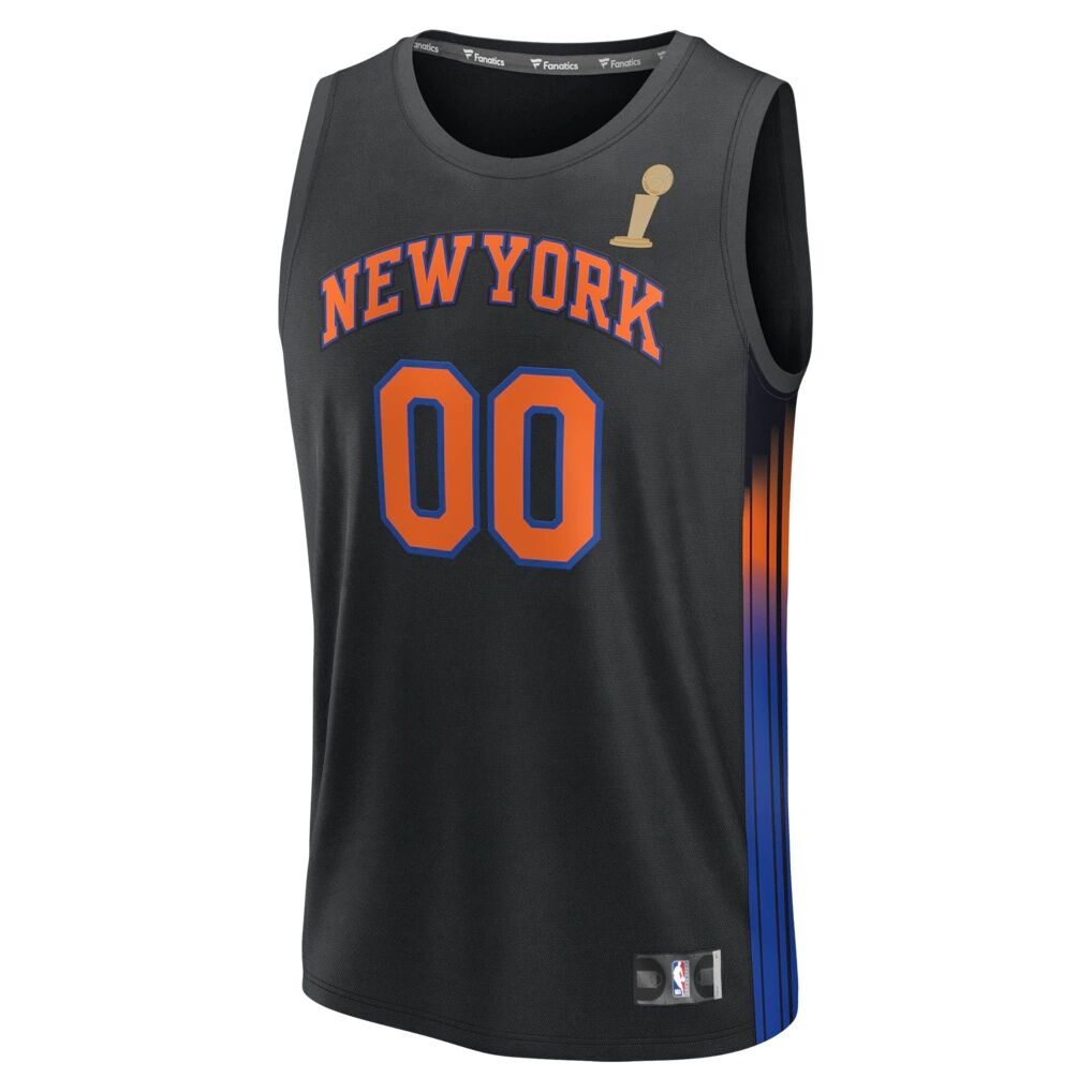 New York Knicks Fashion7 2026 NBA Finals Champions Fast Break Custom Jersey – Statement Edition