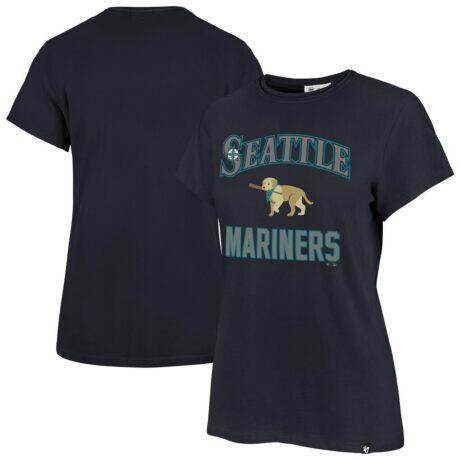 Seattle Mariners '47 Women's Regional Frankie T-Shirt - Navy - Front View