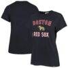 Boston Red Sox '47 Women's Regional Frankie T-Shirt - Navy - Front View
