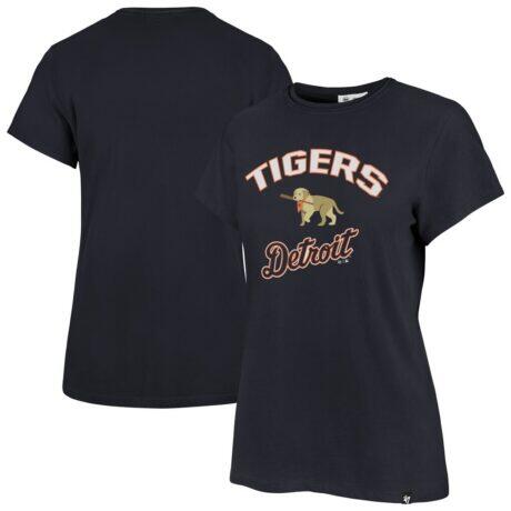 Detroit Tigers '47 Women's Regional Frankie T-Shirt - Navy - Front View