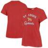 St. Louis Cardinals '47 Women's Regional Frankie T-Shirt - Red - Front View