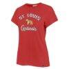 St. Louis Cardinals '47 Women's Regional Frankie T-Shirt - Red - Side View