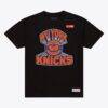 New York Knicks x Wu-Tang Mitchell & Ness Wu York T-Shirt - Black - Front View