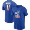 Kellen Moore Boise State Broncos Nike Ke11en Name & Number T-Shirt - - Front View