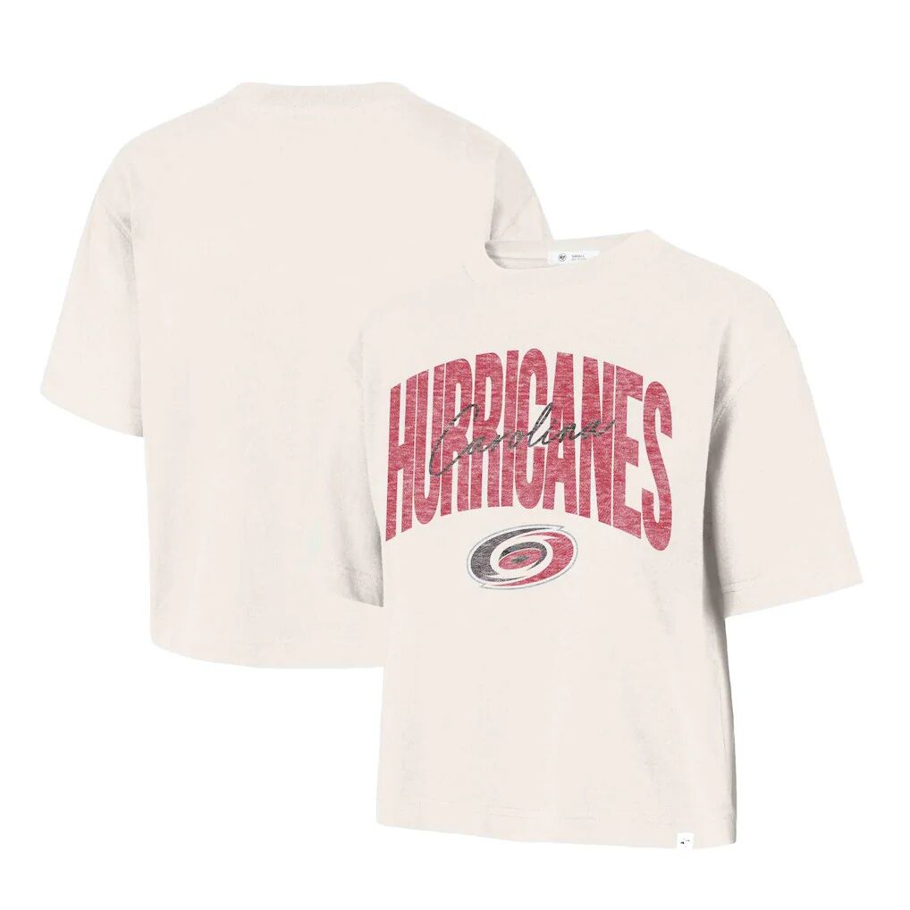 Carolina Hurricanes '47  Women's Muse Check Reed City T-Shirt