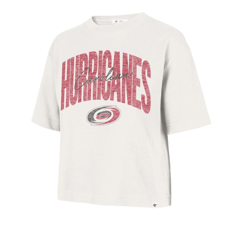 Carolina Hurricanes '47  Women's Muse Check Reed City T-Shirt