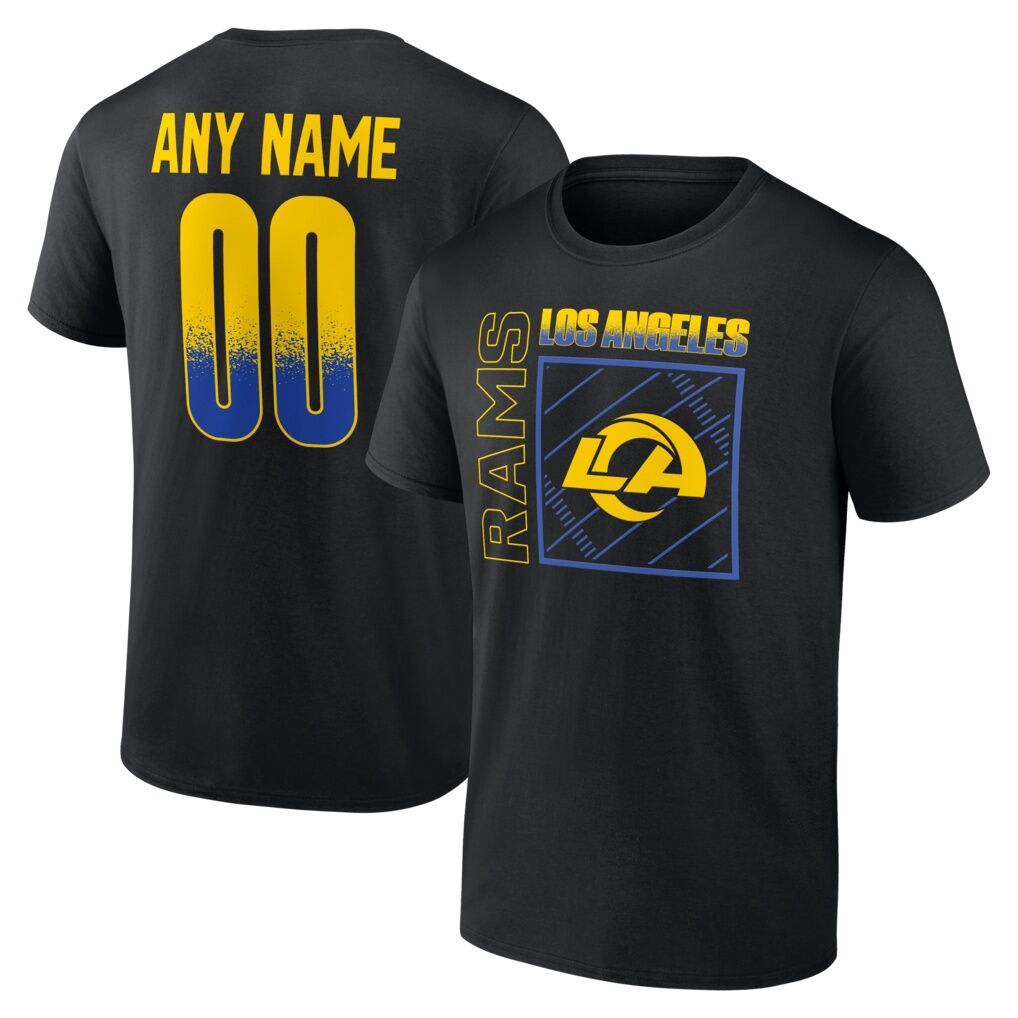 Los Angeles Rams Big & Tall Home Field Pop Personalized Name & Number T-Shirt