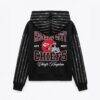 Kansas City Chiefs Gameday Couture Women's Eyes on the Prize Mid-Crop Full-Zip Hoodie - Black - Front View