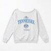 Tennessee Titans Gameday Couture Women's Offsides Energy Off-Shoulder Sweatshirt - - Front View