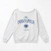 Indianapolis Colts Gameday Couture Women's Offsides Energy Off-Shoulder Sweatshirt - - Front View