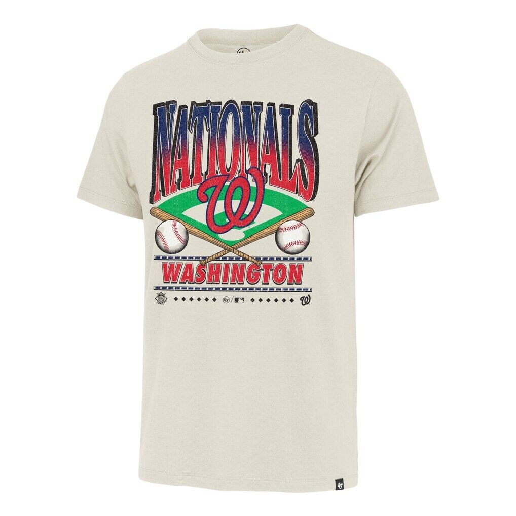 Washington Nationals '47 Straight Shot Two Franklin T-Shirt - Tan