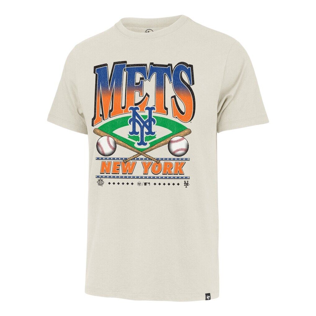 New York Mets '47 Straight Shot Two Franklin T-Shirt - Tan