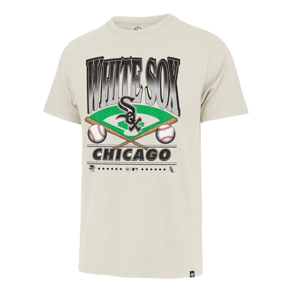 Chicago White Sox '47 Straight Shot Two Franklin T-Shirt - Tan
