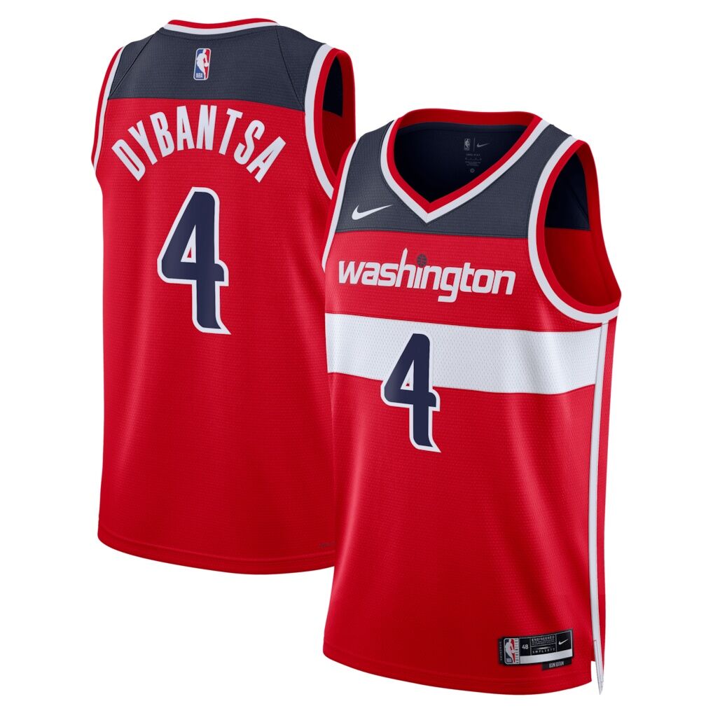 AJ Dybantsa Washington Wizards Nike Unisex 2026 NBA Draft Swingman Jersey - Icon Edition