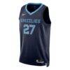Cameron Boozer Memphis Grizzlies Nike Unisex 2026 NBA Draft Swingman Jersey - Navy - Side View
