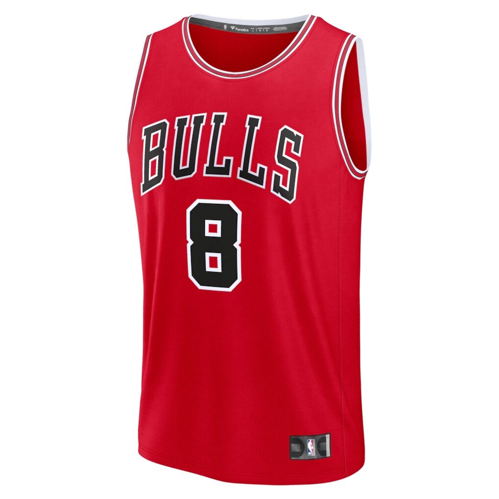 Caleb Wilson Chicago Bulls Fanatics 2026 NBA Draft First Round Pick Fast Break Jersey – Icon Edition