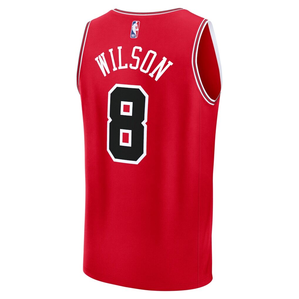 Caleb Wilson Chicago Bulls Fashion7 2026 NBA Draft First Round Pick Fast Break Jersey - Icon Edition