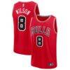 Caleb Wilson Chicago Bulls Fanatics 2026 NBA Draft First Round Pick Fast Break Jersey - Red - Front View