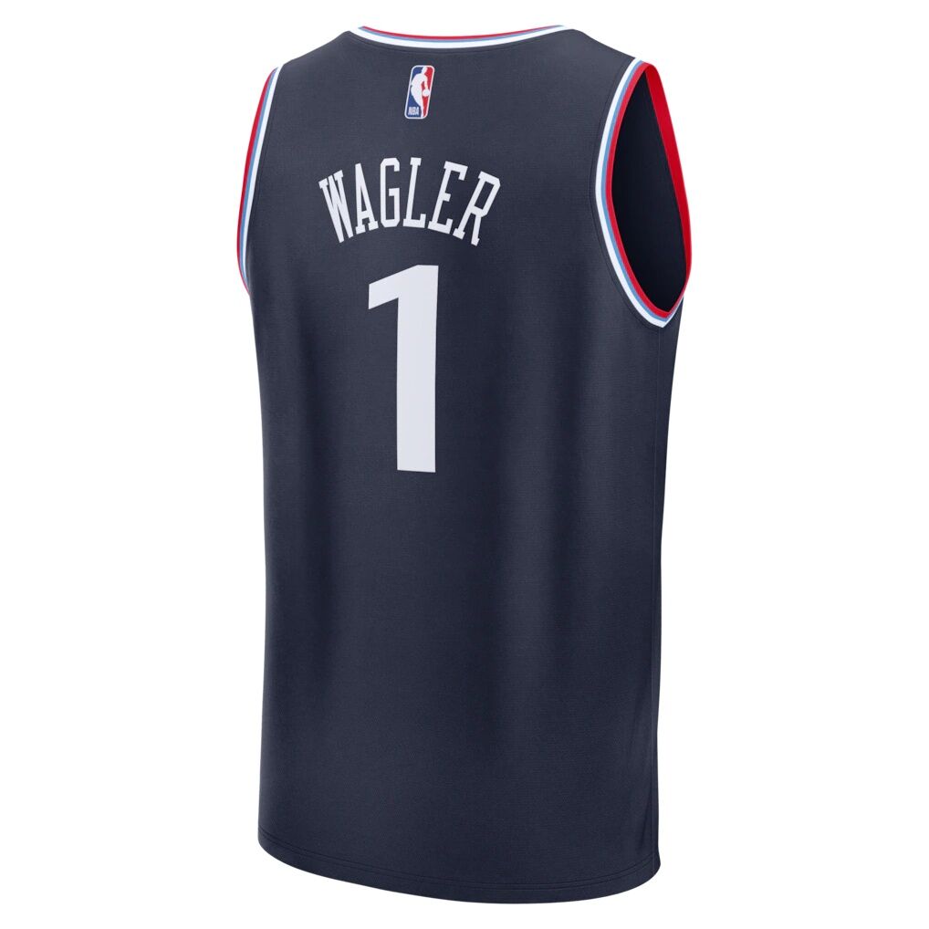 Keaton Wagler LA Clippers Fashion7 2026 NBA Draft First Round Pick Fast Break Jersey - Icon Edition