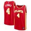 Kingston Flemings Atlanta Hawks Fashion7 2026 NBA Draft First Round Pick Fast Break Jersey - Red - Front View