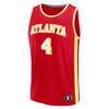 Kingston Flemings Atlanta Hawks Fashion7 2026 NBA Draft First Round Pick Fast Break Jersey - Red - Side View