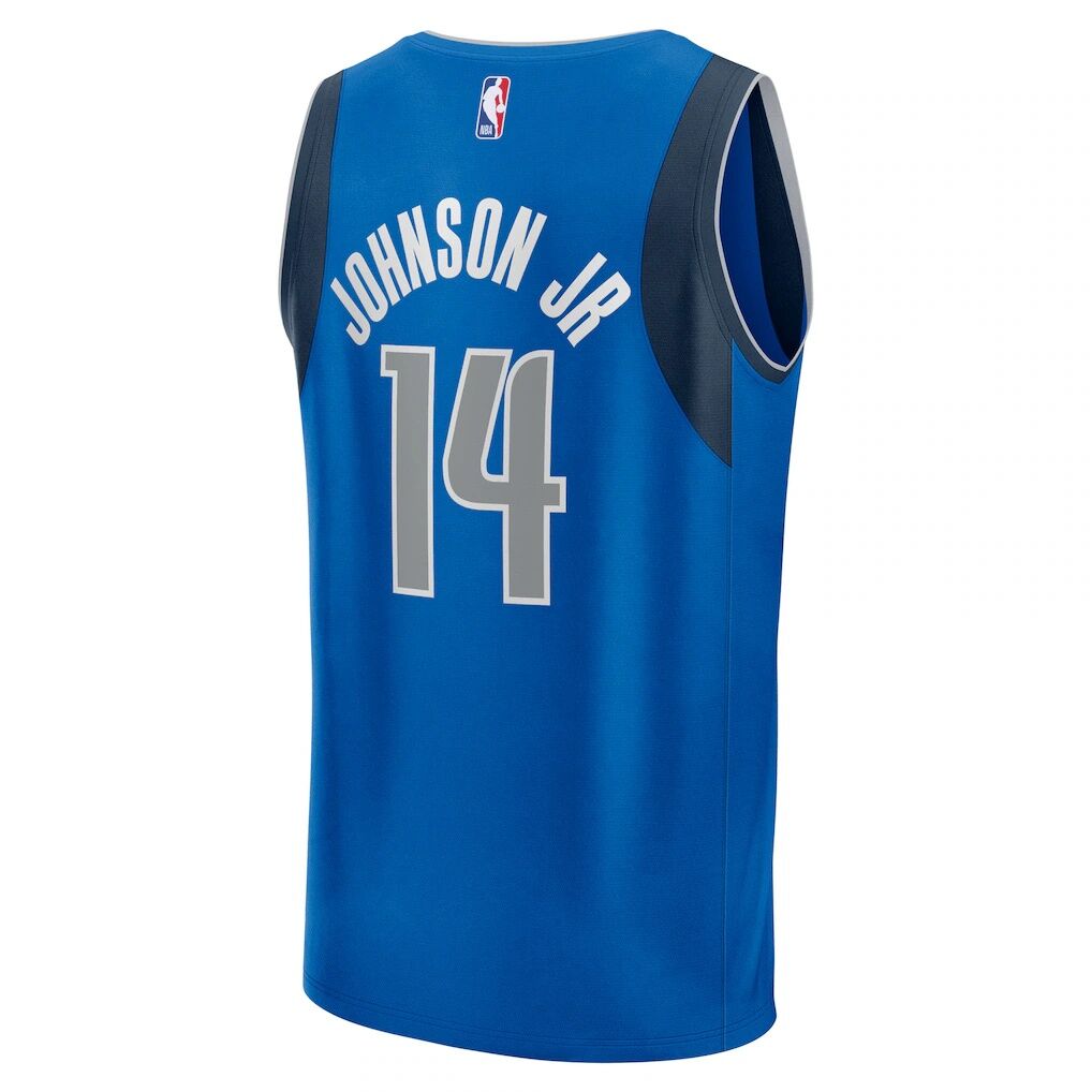Morez Johnson Jr. Dallas Mavericks Fashion7 2026 NBA Draft First Round Pick Fast Break Jersey - Icon Edition