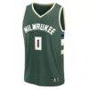 Brayden Burries Milwaukee Bucks Fashion7 2026 NBA Draft First Round Pick Fast Break Jersey - Green - Side View