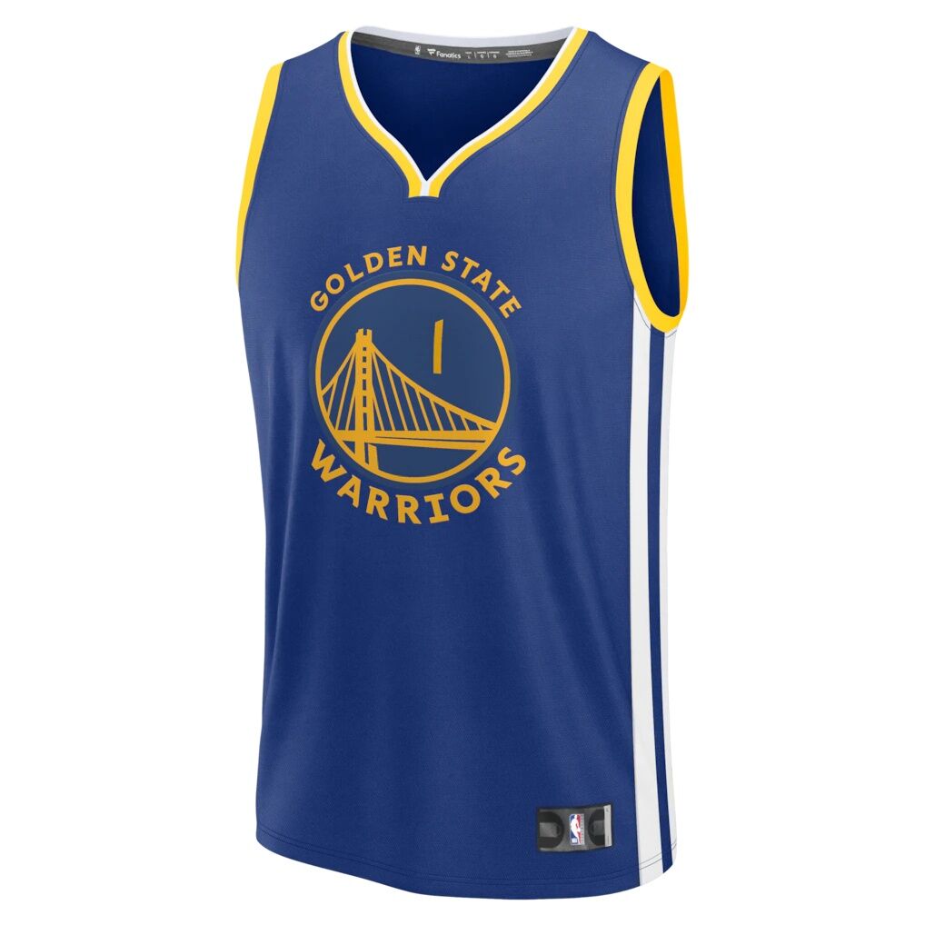 Yaxel Lendeborg Golden State Warriors Fashion7 2026 NBA Draft First Round Pick Fast Break Jersey – Icon Edition – Royal