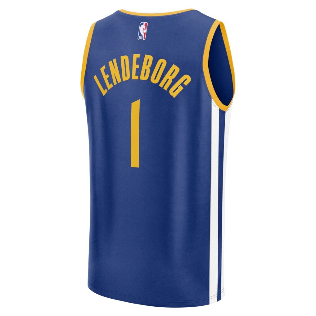 Yaxel Lendeborg Golden State Warriors Fashion7 2026 NBA Draft First Round Pick Fast Break Jersey - Icon Edition - Royal