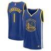 Yaxel Lendeborg Golden State Warriors Fashion7 2026 NBA Draft First Round Pick Fast Break Jersey - Icon Edition - - Front View